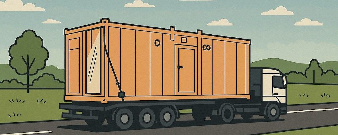 перевозка негабаритного контейнера
